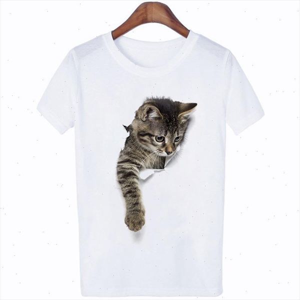 2021 cartoon cat print o neck short sleeve woman t shirt fashion casual loose ladies shirts summer cotton female tees, White
2021 cartoon cat print o neck short sleeve woman t shirt fashion casual loose ladies shirts summer cotton female tees, White