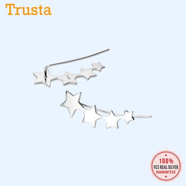 trusta genuine 925 sterling silver earrings women's jewelry fine stars stud earrings gift for school girls teens lady da4781, Golden;silver
trusta genuine 925 sterling silver earrings women's jewelry fine stars stud earrings gift for school girls teens lady da4781, Golden;silver