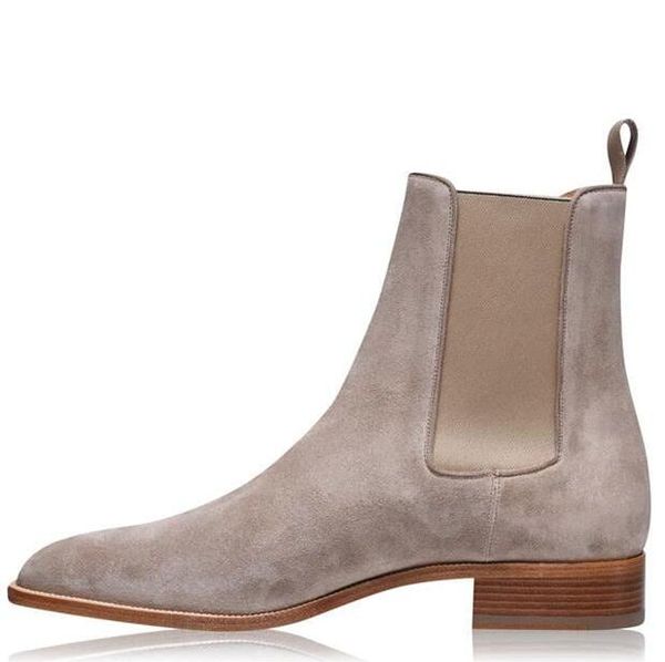 elegant men red bottom samsonboots suede leather square toe men's ankle boots red sole perfect melon motorcycle ankle boot eu38-46, Black
elegant men red bottom samsonboots suede leather square toe men's ankle boots red sole perfect melon motorcycle ankle boot eu38-46, Black