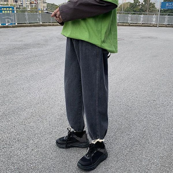 men's jeans autumn straight men's fashion solid color retro casual trousers men streetwear wild loose hip hop denim pants mens1, Blue
men's jeans autumn straight men's fashion solid color retro casual trousers men streetwear wild loose hip hop denim pants mens1, Blue