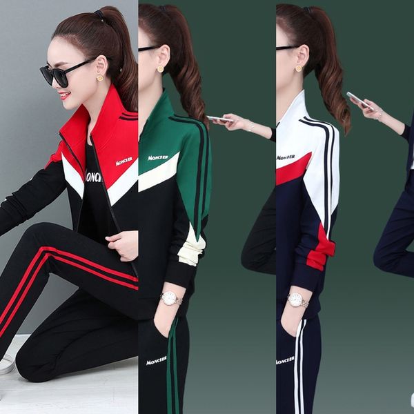 kdoay three 2020 korean three-piece large women's running wear autumn autumnwomen's korea fashion loose casual sports suit south t, Gray
kdoay three 2020 korean three-piece large women's running wear autumn autumnwomen's korea fashion loose casual sports suit south t, Gray