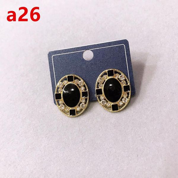 c earrings enamel metal zircon black and yellow ear stud luxury jewery for women girl gift, Golden;silver
c earrings enamel metal zircon black and yellow ear stud luxury jewery for women girl gift, Golden;silver