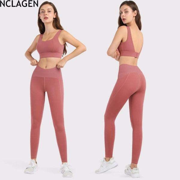 nclagen yoga set 2 piece women naked feel buttery-soft fitness suit bra & pants high waist gym sportwear sports workout clothes, White;red
nclagen yoga set 2 piece women naked feel buttery-soft fitness suit bra & pants high waist gym sportwear sports workout clothes, White;red