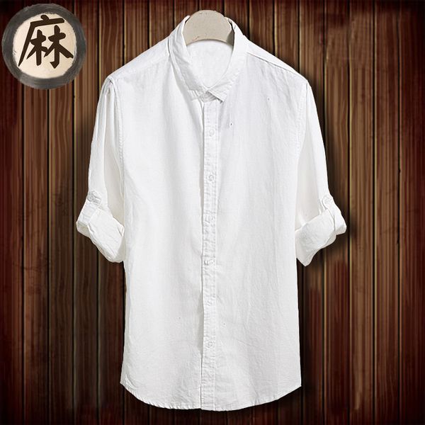 2021 new white linen men spring autumn fashion long sleeve solid slim fit camisa masculina casual male hawaiian shirts 8s49, White;black
2021 new white linen men spring autumn fashion long sleeve solid slim fit camisa masculina casual male hawaiian shirts 8s49, White;black