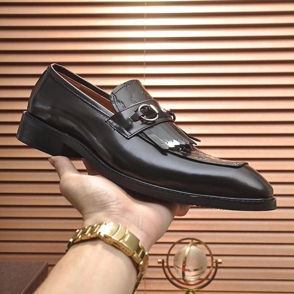 a1 italy genuine leather and flat shoes 2018 spring and autumn season metal clasps luxurys shoes men flat heel designer, Black
a1 italy genuine leather and flat shoes 2018 spring and autumn season metal clasps luxurys shoes men flat heel designer, Black