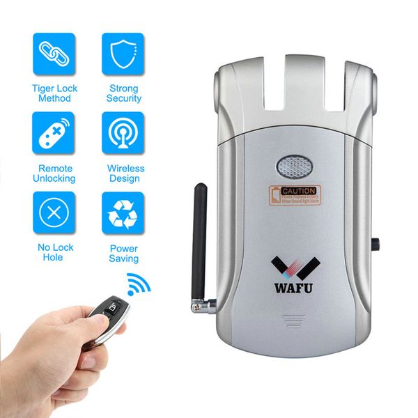 wafu electronic intelligent magnetic door lock with remote controllers, smart keyless home entry door lock wf-008 + 4 keys
wafu electronic intelligent magnetic door lock with remote controllers, smart keyless home entry door lock wf-008 + 4 keys