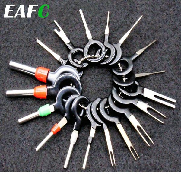 18pcs 11pcs motive plug terminal remove tool set key pin car electrical wire crimp connector extractor kit acc wmtadf, Blue;red
18pcs 11pcs motive plug terminal remove tool set key pin car electrical wire crimp connector extractor kit acc wmtadf, Blue;red