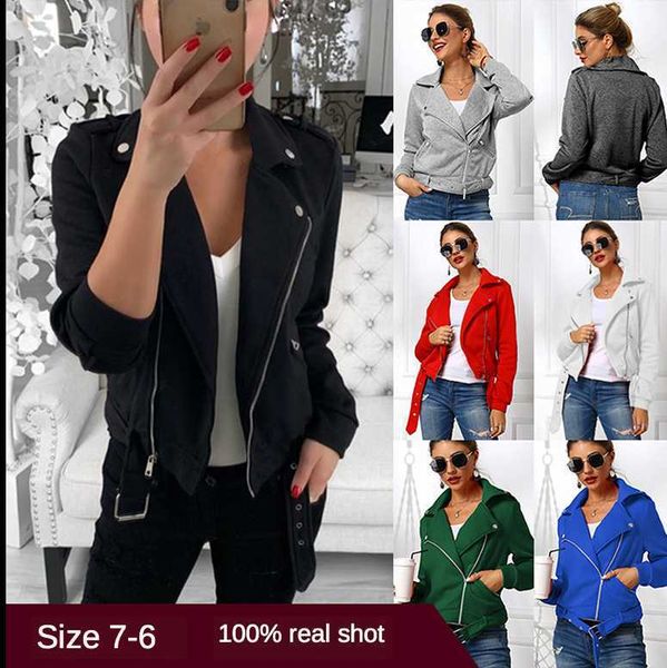 autumn fashion jackets women fashion zipper motorcycle winter short jacket ladies turn-down collar basic street coat, Black;brown
autumn fashion jackets women fashion zipper motorcycle winter short jacket ladies turn-down collar basic street coat, Black;brown