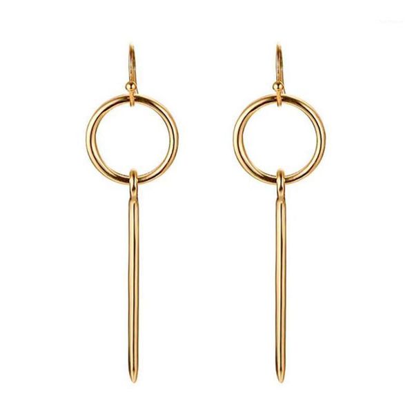 stainless steel gold color circular long striped earrings for women fashion simple geometric long-striped hoop earrings jewelry1, Golden
stainless steel gold color circular long striped earrings for women fashion simple geometric long-striped hoop earrings jewelry1, Golden