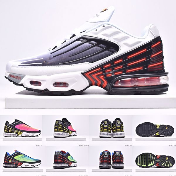 2020 tn plus se running shoes men women throwback future triple black white hyper crimson chaussures athletic sports sneakers 36-46, White;red
2020 tn plus se running shoes men women throwback future triple black white hyper crimson chaussures athletic sports sneakers 36-46, White;red