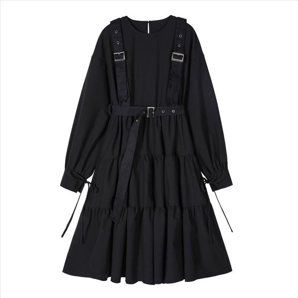 gothic style black long dress women punk long sleeve lace up vintage midi dresses 2021 fashion halloween cosplay loose vestidos, Black;gray
gothic style black long dress women punk long sleeve lace up vintage midi dresses 2021 fashion halloween cosplay loose vestidos, Black;gray