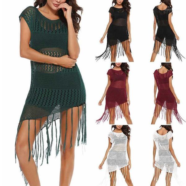 women's swimwear womens beach cover up dresses long tassel fishnet tunic bathing suit coverups wrap bikini dress1, White;black
women's swimwear womens beach cover up dresses long tassel fishnet tunic bathing suit coverups wrap bikini dress1, White;black
