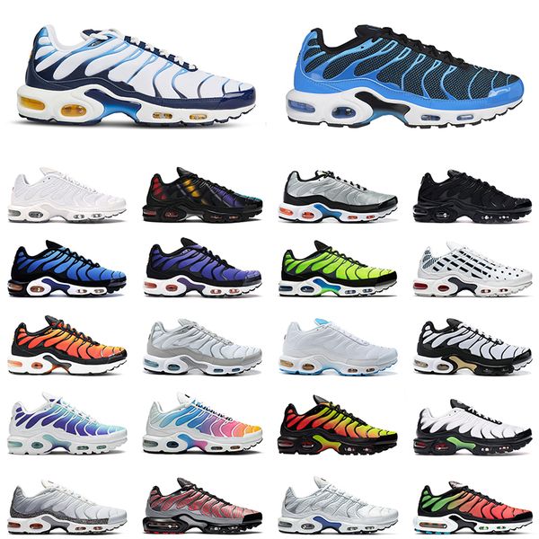 chargers tn plus mens running shoes triple white university blue black hyper blue men women trainer sports sneakers size 36-45
chargers tn plus mens running shoes triple white university blue black hyper blue men women trainer sports sneakers size 36-45