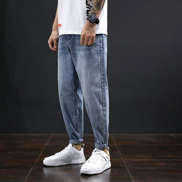 jwyrc men's korean-style trendy online celebrity overalls loose and jeans overalls trendy brand jeans binding men's harlan casual, Blue
jwyrc men's korean-style trendy online celebrity overalls loose and jeans overalls trendy brand jeans binding men's harlan casual, Blue