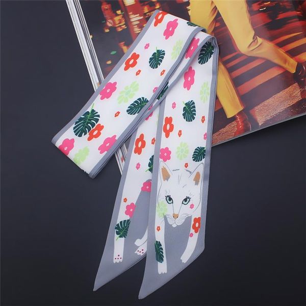 2020 designer women silk skinny scarf animal print novelty female hair scarfs tie ribbon bag scarves twill neck band jllnfe carshop2006, Blue;gray
2020 designer women silk skinny scarf animal print novelty female hair scarfs tie ribbon bag scarves twill neck band jllnfe carshop2006, Blue;gray