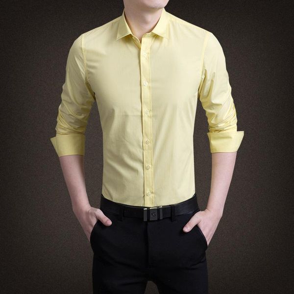 men's casual shirts 2021 smart turn-down collar solid full men shirt white green yellow pink purple mens long sleeve, White;black
men's casual shirts 2021 smart turn-down collar solid full men shirt white green yellow pink purple mens long sleeve, White;black