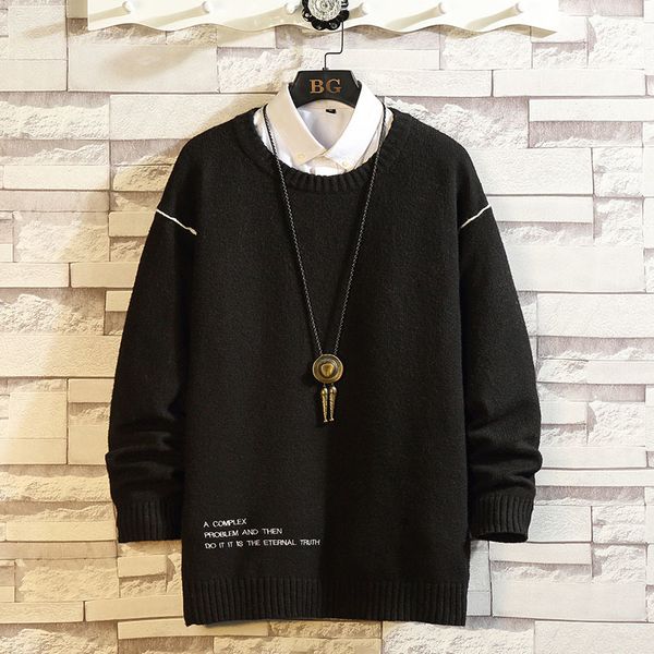 2021 new fashion classic o-neck black white sweater men's oversize pull long sleeves pullover autumn spring winter i2n9, White;black
2021 new fashion classic o-neck black white sweater men's oversize pull long sleeves pullover autumn spring winter i2n9, White;black