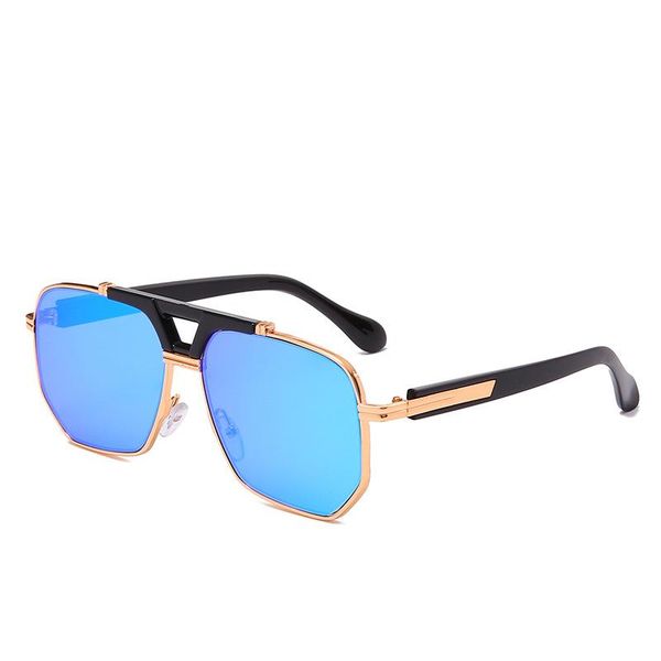 sunglasses flat oversized men brand designer women classic sun glasses metal vintage uv400 reflective square eyewear oculos, White;black
sunglasses flat oversized men brand designer women classic sun glasses metal vintage uv400 reflective square eyewear oculos, White;black
