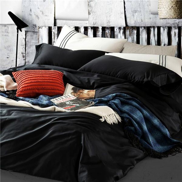 bedding sets 4pcs 100% cotton 60s sateen fabric long staple egyptian set black duvet cover bedsheets solid color bed linen
bedding sets 4pcs 100% cotton 60s sateen fabric long staple egyptian set black duvet cover bedsheets solid color bed linen