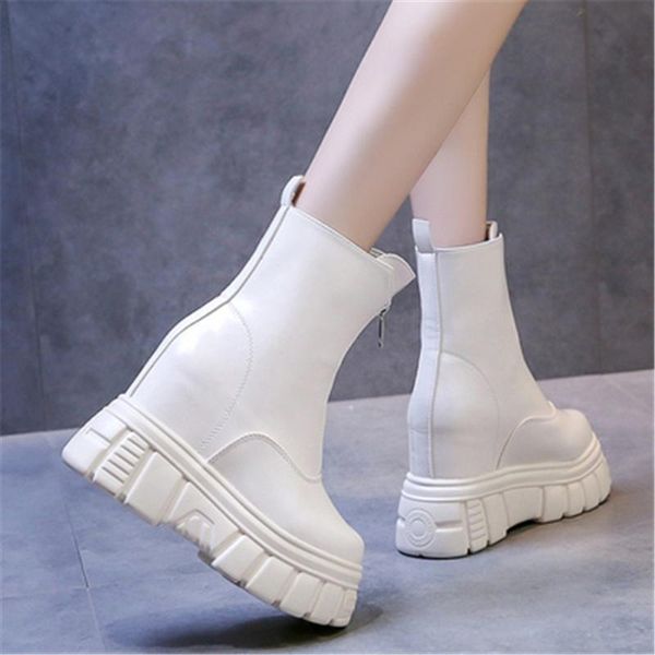 autumn leather front zipper women' ankle boots fashion style women platform height increasing boots ladies chunky shoes black
autumn leather front zipper women' ankle boots fashion style women platform height increasing boots ladies chunky shoes black