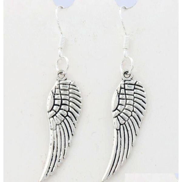 angel wing earrings 925 silver fish ear hook 40pairs/lot antique silver chandelier e084 46.5x9.2mm csgc2
angel wing earrings 925 silver fish ear hook 40pairs/lot antique silver chandelier e084 46.5x9.2mm csgc2