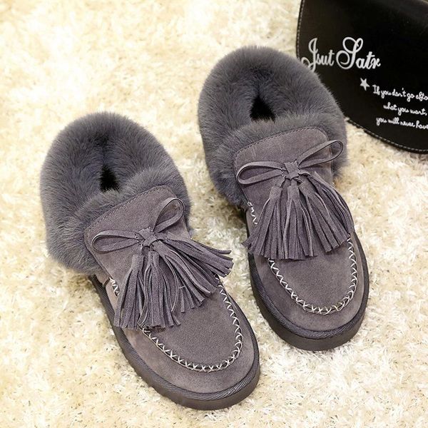tassel style new women snow boots fur plush low bottomed flat bottomed winter women's warm anti-skid snow boots, Black
tassel style new women snow boots fur plush low bottomed flat bottomed winter women's warm anti-skid snow boots, Black