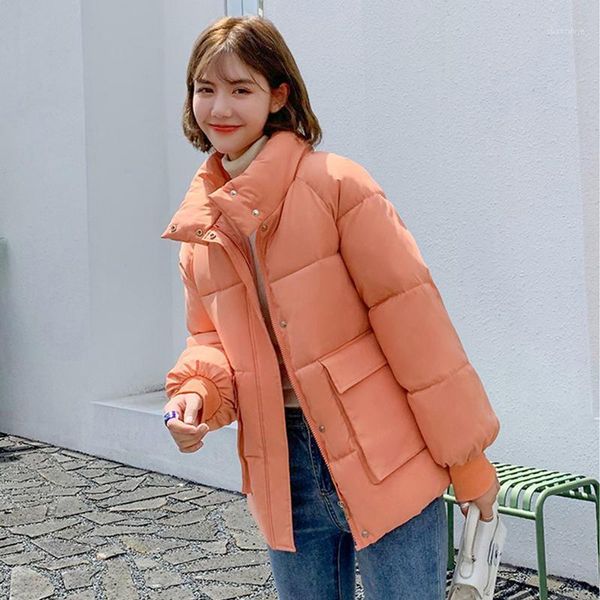 new winter warm cotton padded coat women casual stand collar short jacket female fashion korean parkas woman clothing1, Black
new winter warm cotton padded coat women casual stand collar short jacket female fashion korean parkas woman clothing1, Black