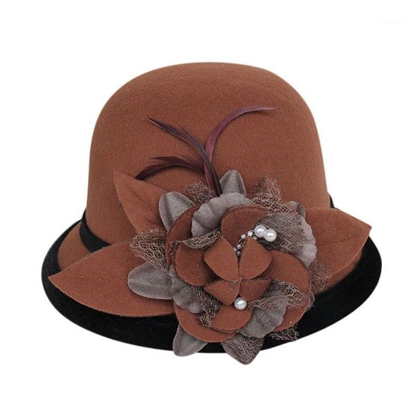 2020 new women floral wool cap hats fedoras vintage western bucket hats woolen bucket hat warm female bowler christmas1, Blue;gray
2020 new women floral wool cap hats fedoras vintage western bucket hats woolen bucket hat warm female bowler christmas1, Blue;gray