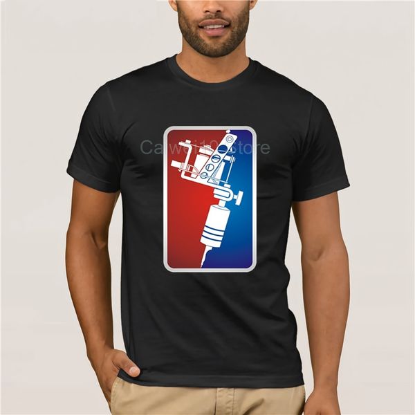 sport men's white short sleeve t-shirt tattoo machine popular exercise comfortable o neck latest unique men's t-shirt