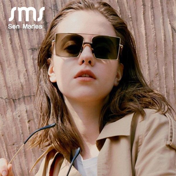 sunglasses vintage oversized square women men's fashion metal sun glasses personality clear lens female goggle shades uv400, White;black
sunglasses vintage oversized square women men's fashion metal sun glasses personality clear lens female goggle shades uv400, White;black