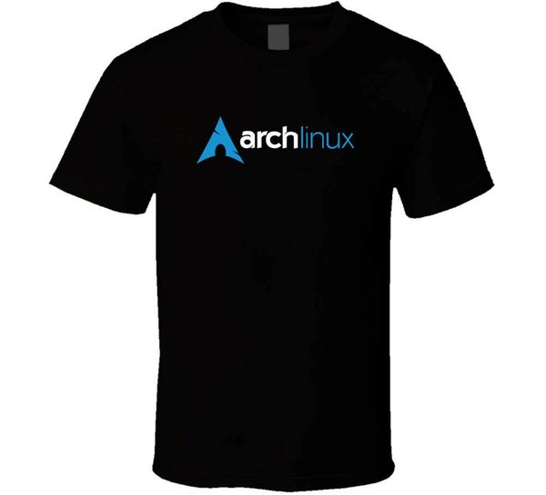 arch linux logo shirt black white tshirt men sport hooded sweatshirt hoodie