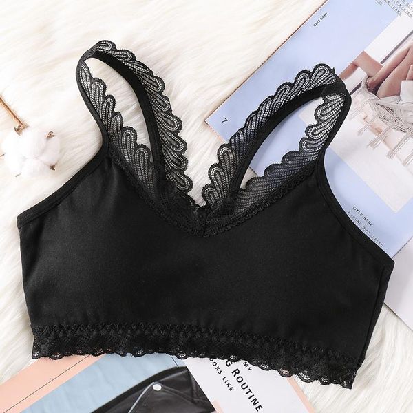summer padded tank comfortable wirebras women lace bras beauty back wrapped chest1, Black;white
summer padded tank comfortable wirebras women lace bras beauty back wrapped chest1, Black;white