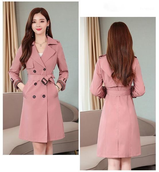 women's trench coats hebaoli fashion elegant autumn and winter chic british style waist slim western women comfortable coat1, Tan;black
women's trench coats hebaoli fashion elegant autumn and winter chic british style waist slim western women comfortable coat1, Tan;black