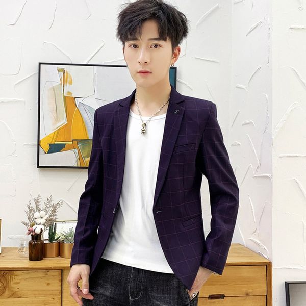 men's spring and autumn suit korean new clothes new clothes for youth coat handsome youth korean casual suit man mf46s, Blue
men's spring and autumn suit korean new clothes new clothes for youth coat handsome youth korean casual suit man mf46s, Blue