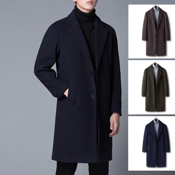40% woollen and woollen overcoat men's coat winter korean youth loose men's middle long windbreaker, Black
40% woollen and woollen overcoat men's coat winter korean youth loose men's middle long windbreaker, Black