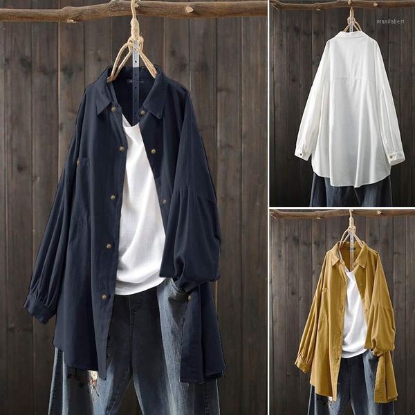 2020 zanzea women blouse fashion ladies double-breasted shirt plus sizes autumn long sleeve shirt ladies casual solid blusa1, White
2020 zanzea women blouse fashion ladies double-breasted shirt plus sizes autumn long sleeve shirt ladies casual solid blusa1, White