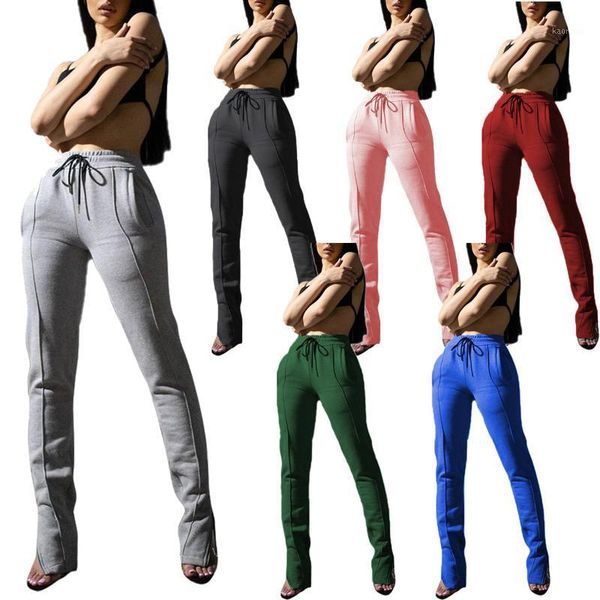 2021 women casual sweatpants elastic drawstring waist solid color wild zipper slit foot slim trousers autumn fleece leisurewear1, Black;white
2021 women casual sweatpants elastic drawstring waist solid color wild zipper slit foot slim trousers autumn fleece leisurewear1, Black;white