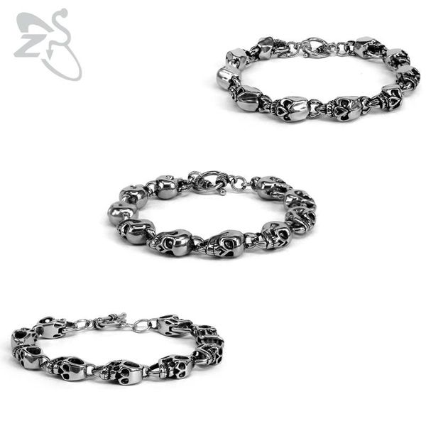 zs punk style 316l stainless steel bracelets for men women gothic skull & cross hip hop jewelry rock roll biker accessories 2020, Black
zs punk style 316l stainless steel bracelets for men women gothic skull & cross hip hop jewelry rock roll biker accessories 2020, Black