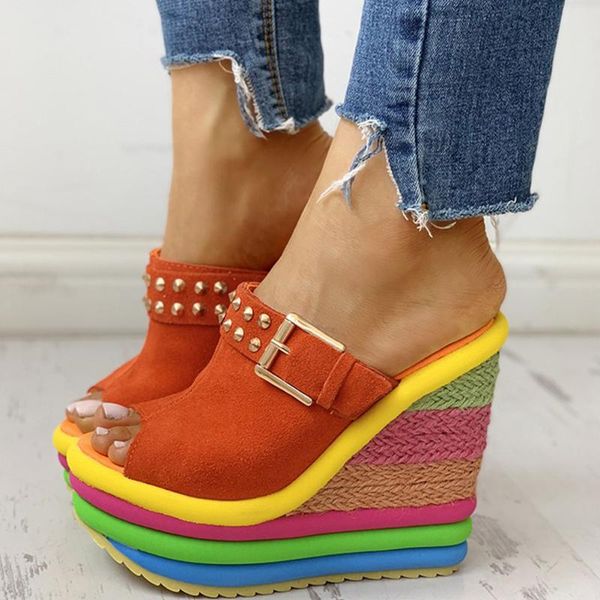 karin 2021 dropship colorful wedges high heels shoes women summer sandals party platform slip on mules shoes woman, Black
karin 2021 dropship colorful wedges high heels shoes women summer sandals party platform slip on mules shoes woman, Black
