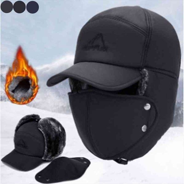 winter warm bomber hats men women fashion ear protection face windproof ski caps velvet thicken couple hat, Blue;gray
winter warm bomber hats men women fashion ear protection face windproof ski caps velvet thicken couple hat, Blue;gray