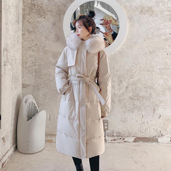 fashion long hooded winter jacket with fur collar women elegant bandage slim ladies parka coat1, Black
fashion long hooded winter jacket with fur collar women elegant bandage slim ladies parka coat1, Black