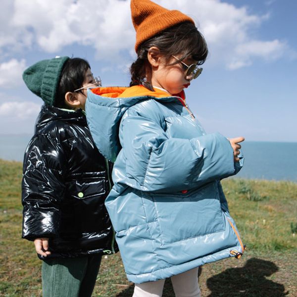 children's bright face work clothes down jacket winter wear new style boy girl baby's warm and thick loose coat, Blue;gray
children's bright face work clothes down jacket winter wear new style boy girl baby's warm and thick loose coat, Blue;gray