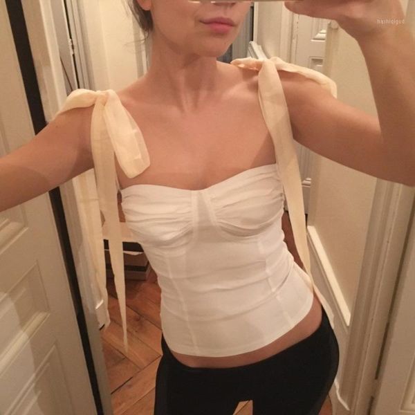2019 summer women tanks mini club backless streetwear bow charming women slim tanks1, White
2019 summer women tanks mini club backless streetwear bow charming women slim tanks1, White