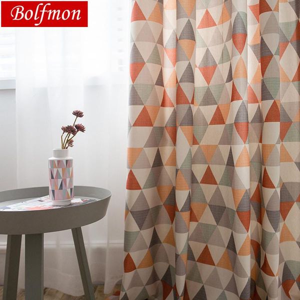 cotton polyester custom size soft touch colorful geometric curtain fabric for the living room half shade curtains in kitchen
cotton polyester custom size soft touch colorful geometric curtain fabric for the living room half shade curtains in kitchen