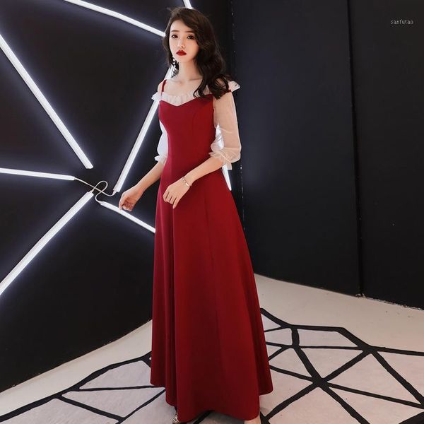 female spaghetti strap evening party dress red maxi bridal dress patchwork cheongsam elegant qipao vestidos de festa1
female spaghetti strap evening party dress red maxi bridal dress patchwork cheongsam elegant qipao vestidos de festa1