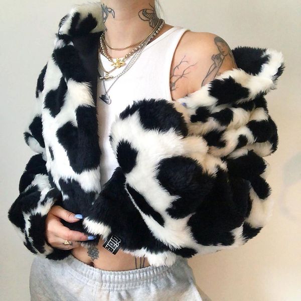 2021 the women autumn new personality cow fur in fashion fleece soft warmth rabbit skin short coat h6kh, Black
2021 the women autumn new personality cow fur in fashion fleece soft warmth rabbit skin short coat h6kh, Black