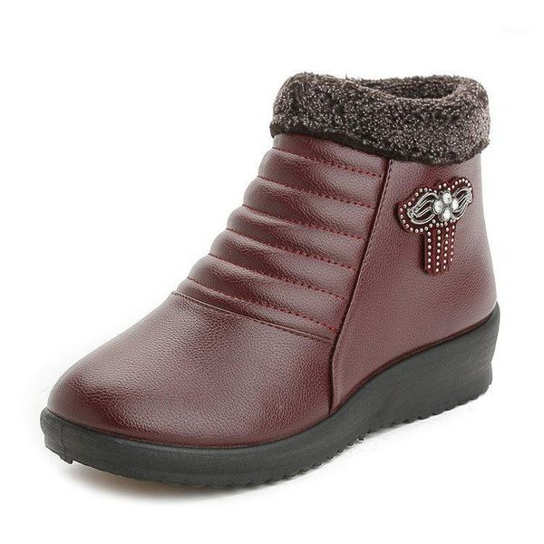 women snow boots soft winter warm leather ankle boots waterproof woman plush fleece lining casual non-slip booties1, Black
women snow boots soft winter warm leather ankle boots waterproof woman plush fleece lining casual non-slip booties1, Black