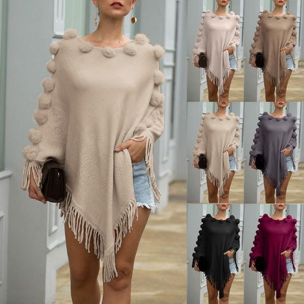 women's sweaters women sweater fashionable casual ladies cloak shawl rolled collar ruffled hem solid color female drop ship1, White;black
women's sweaters women sweater fashionable casual ladies cloak shawl rolled collar ruffled hem solid color female drop ship1, White;black