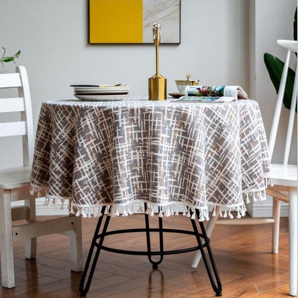 party round table cloth dustproof table cover tassel anti-wrinkle washable restaurant cotton and linen meal desktop
party round table cloth dustproof table cover tassel anti-wrinkle washable restaurant cotton and linen meal desktop