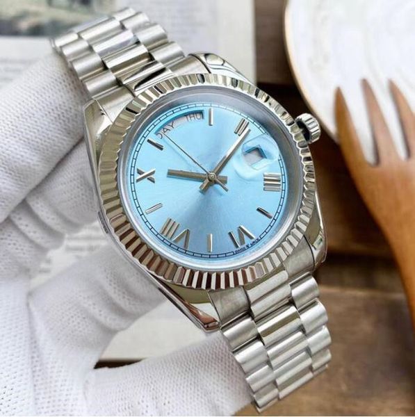 luxury watch mens automatic mechanical watch 41mm full stainless steel folding casp wristwatches stainless steel strap, Slivery;brown
luxury watch mens automatic mechanical watch 41mm full stainless steel folding casp wristwatches stainless steel strap, Slivery;brown